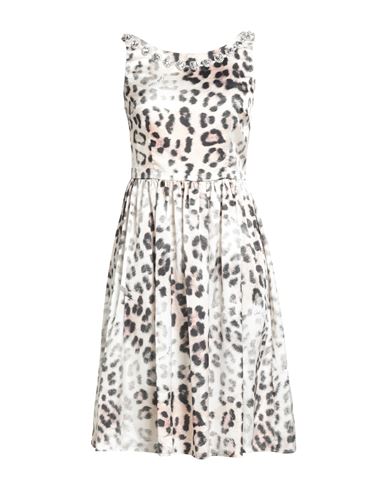 Gaelle Paris Gaëlle Paris Woman Mini Dress Ivory Size 2 Polyester In Multi