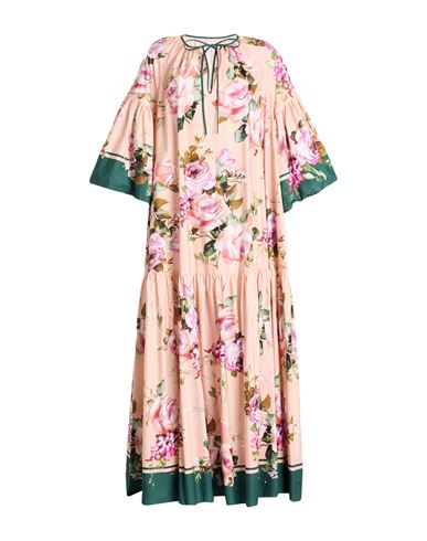Dolce & Gabbana Exclusive Woman Maxi Dress Blush Size 8 Cotton In Pink
