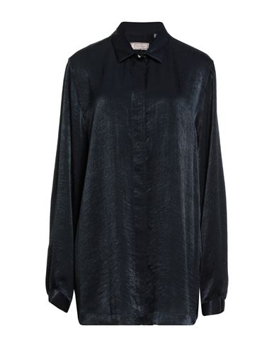 Alexingh Woman Shirt Navy Size L Polyester In Blue