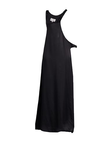 Mm6 Maison Margiela Woman Maxi Dress Black Size 0 Viscose In Black