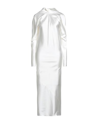 Sportmax Woman Maxi Dress White Size 4 Acetate, Polyamide, Elastane In White