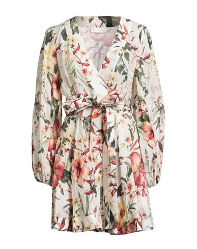 Zimmermann Woman Mini Dress Ivory Size 1 Linen In White