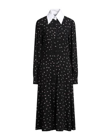 Midi-Kleid Damen Schwarz S Damen