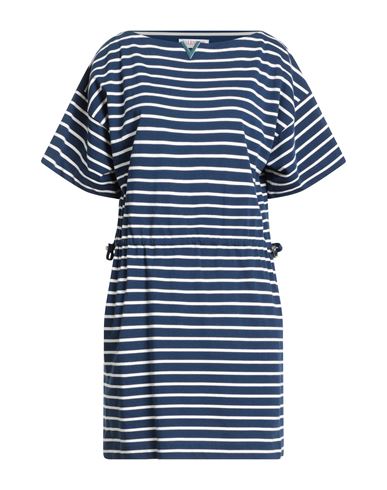 Valentino Garavani Woman Mini Dress Navy Size M Cotton In Blue