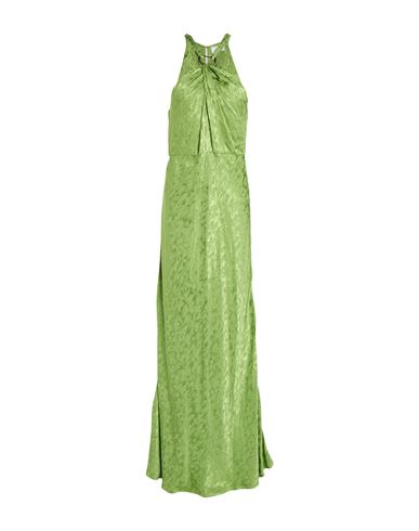 Nenette Woman Maxi Dress Green Size 6 Viscose In Green