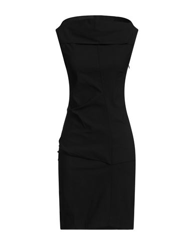 Peperosa Woman Mini Dress Black Size 8 Viscose, Polyamide, Elastane In Black