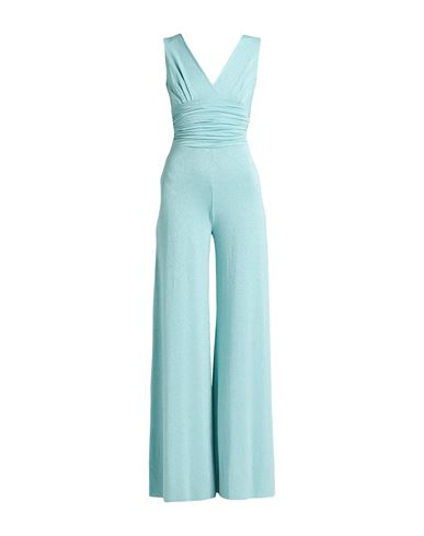 Chiara Boni La Petite Robe Woman Jumpsuit Sky Blue Size 4 Polyamide, Viscose, Elastane, Polyester In Blue