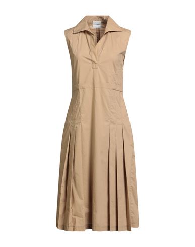 Ballantyne Woman Midi Dress Camel Size 4 Cotton In Nude