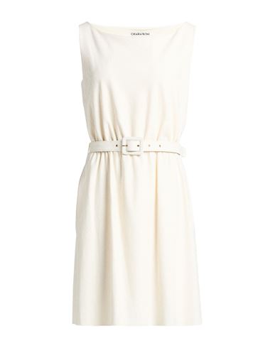 Chiara Boni La Petite Robe Woman Mini Dress Cream Size 4 Polyamide, Elastane In White