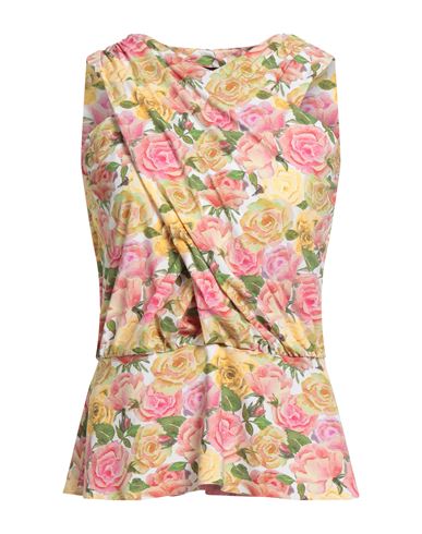 Chiara Boni La Petite Robe Woman Top Yellow Size 6 Polyamide, Elastane In Pink