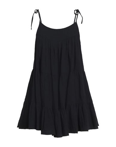 Honorine Woman Mini Dress Black Size S Cotton