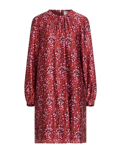 Iblues I Blues Woman Mini Dress Brick Size 10 Polyester In Red