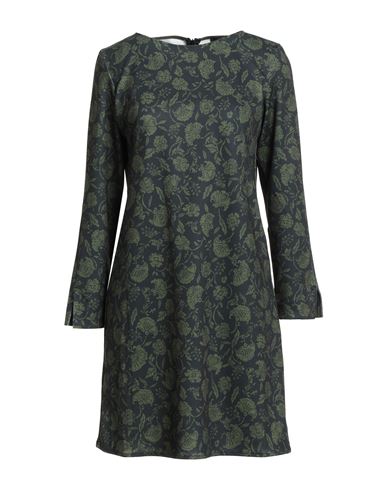 Emme By Marella Woman Mini Dress Military Green Size L Polyester, Elastane In Green