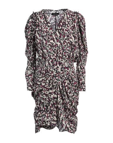 Isabel Marant Woman Mini Dress Magenta Size 10 Silk, Elastane In Neutral