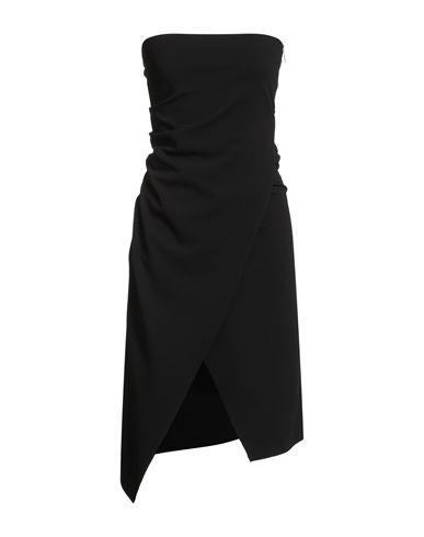 Compagnia Italiana Woman Midi Dress Black Size S Polyester, Elastane In Black