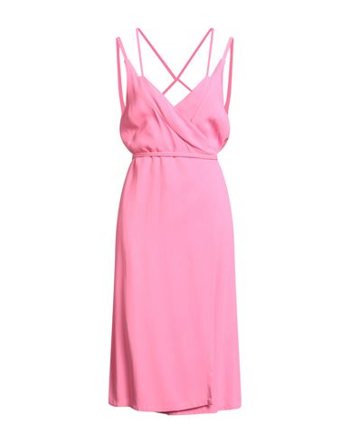 Seventy Venezia Woman Midi Dress Pink Size 8 Viscose In Pink