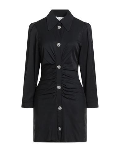 Ba&sh Ba & Sh Woman Mini Dress Black Size 3 Viscose, Lyocell, Elastane In Black