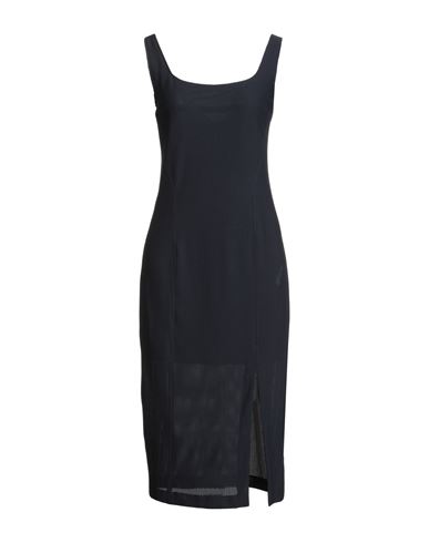 Seventy Venezia Woman Midi Dress Midnight Blue Size 10 Polyamide, Elastane In Blue