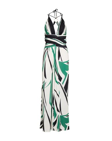 Ba&sh Ba & Sh Woman Maxi Dress Green Size 3 Polyester, Elastane In Multi