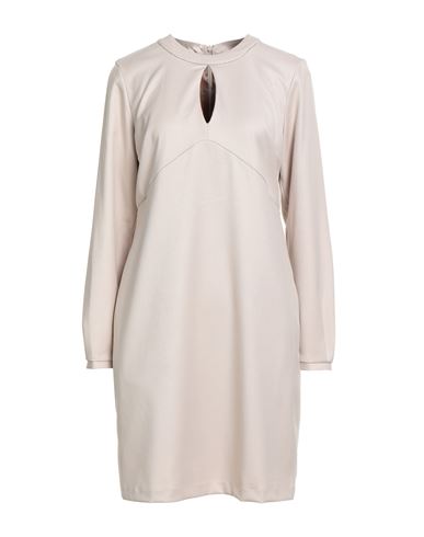 Camicettasnob Woman Mini Dress Beige Size 6 Polyester, Viscose, Elastane In Neutral