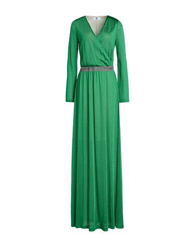 M Missoni Woman Maxi Dress Green Size Xxl Viscose In Green