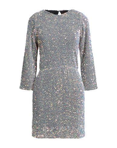 Seventy Venezia Woman Mini Dress Grey Size 6 Polyester In Gray