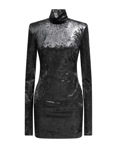 Face To Face Style Woman Mini Dress Silver Size 8 Pes, Elastane