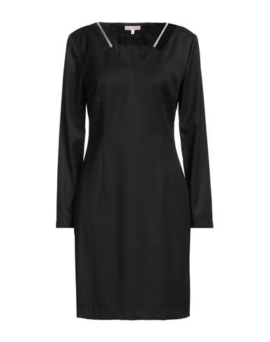 Camicettasnob Woman Mini Dress Black Size 6 Polyester, Viscose, Elastane In Black