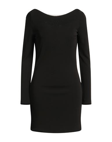 Dsquared2 Woman Mini Dress Black Size M Viscose In Black