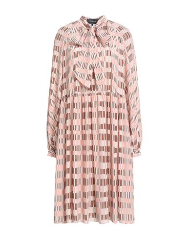 Rochas Woman Midi Dress Beige Size 4 Silk In Pattern