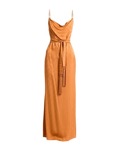 Nenette Woman Maxi Dress Camel Size 4 Viscose In Orange