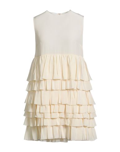 Rochas Woman Mini Dress Ivory Size 4 Silk In White