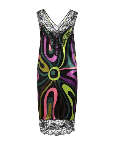 Midi-Kleid Damen Schwarz M Damen