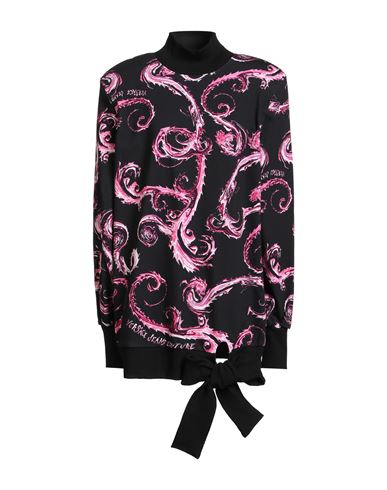 Versace Jeans Couture Woman Mini Dress Black Size 4 Cotton In Black