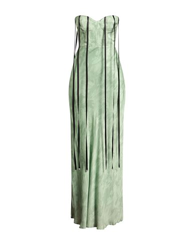 Reimagine Pinko X Patrick Mcdowell Woman Maxi Dress Light Green Size 8 Viscose