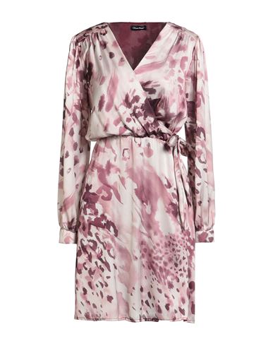 Chiara Bruni Woman Mini Dress Antique Rose Size 12 Polyester In Pink