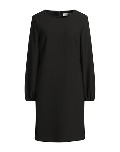 Nvsco 2107 Woman Mini Dress Black Size 8 Polyester, Viscose, Cotton, Elastane In Black