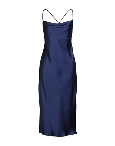 Emme By Marella Woman Midi Dress Blue Size 12 Polyester