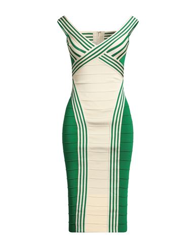 Elisabetta Franchi Bandage Sheath Dress In Green