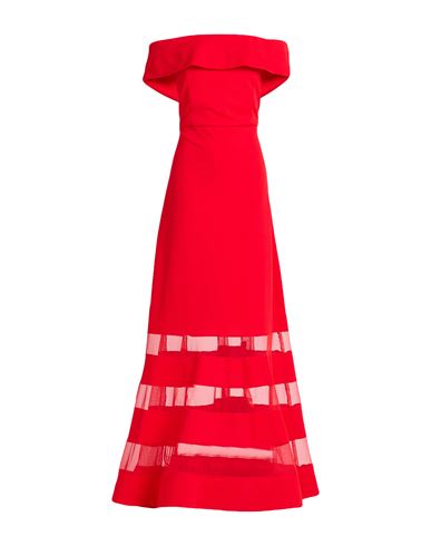 Frank Lyman Woman Maxi Dress Red Size 12 Polyester, Elastane In Red