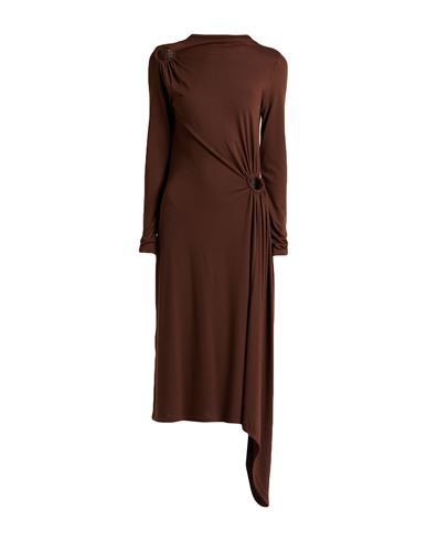 Jijil Woman Maxi Dress Brown Size 4 Polyester, Viscose, Elastane In Brown