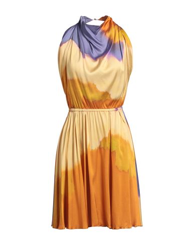 Nenette Woman Midi Dress Beige Size 4 Viscose, Elastane In Multi