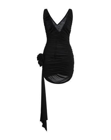 Magda Butrym Woman Mini Dress Black Size 6 Viscose, Elastane