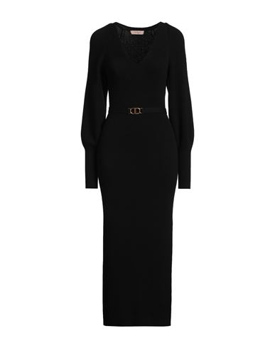Vestido midi Mujer Negro XS Mujer