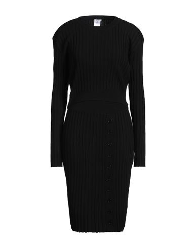 Wolford Woman Midi Dress Black Size L Wool In Black
