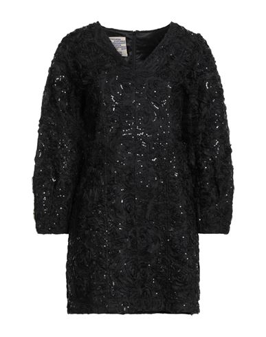Minivestido Mujer Negro 38 Mujer