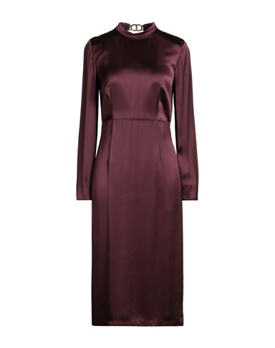 Vestido midi Mujer Ciruela 36 Mujer