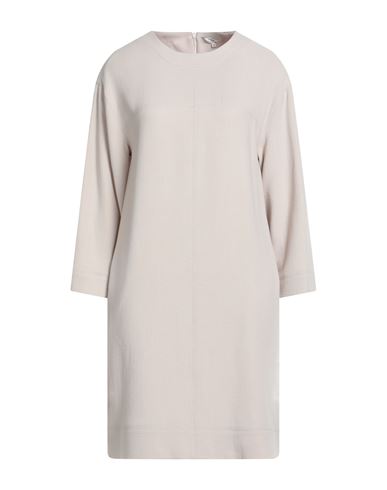 Antonelli Woman Mini Dress Beige Size 4 Virgin Wool, Viscose In Neutral