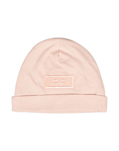 Elisabetta Franchi La Mia Bambina Newborn Girl Hat Blush Size 3 Cotton In Neutral