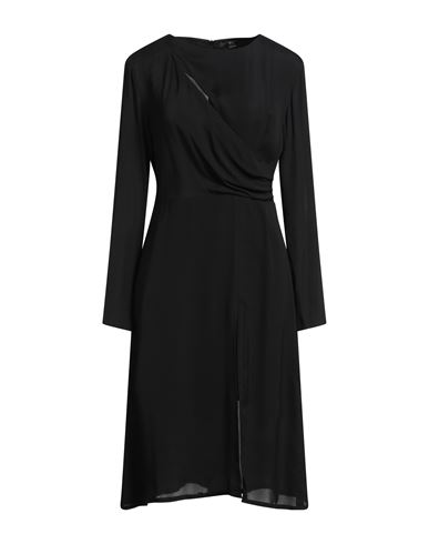 Seventy Venezia Woman Midi Dress Black Size 8 Viscose